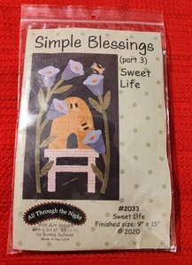 Simple Blessings Wool/Woolies Flannel Applique Kit ~ Part 3 "Sweet Life" #2033 - Picture 1 of 5