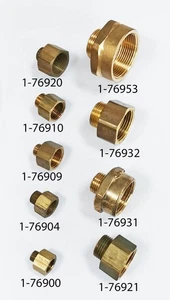 DZR Brass Expander Nipples - choose from  1/8" to 1"BSP male to larger female - Picture 1 of 1
