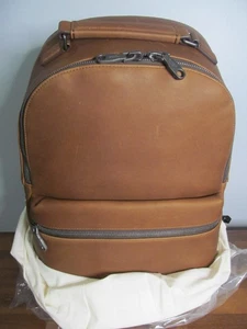 Shinola Detroit Studio, Brown Top Grain Leather Runwell Backpack 15" Laptop, NWT - Picture 1 of 17