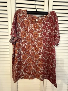 T-shirt Anthropologie Pilcro manica con cappuccio taglia L - Foto 1 di 4
