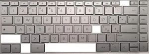 HP587 Teclas para teclado HP Pavilion X360 14-DV 14M-DW 14-DW0000 14-DV000 - Picture 1 of 2
