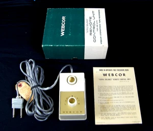 Rare Vintage Webcor Stereo Remote Control For Regent Reel to Reel Tonbandgerät - Bild 1 von 4