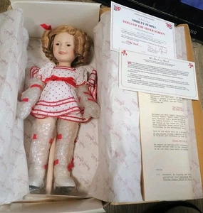 Danbury Mint THE SHIRLEY TEMPLE "Stand Up And Cheer" Dolls Of the Silver Screen  - Picture 1 of 2
