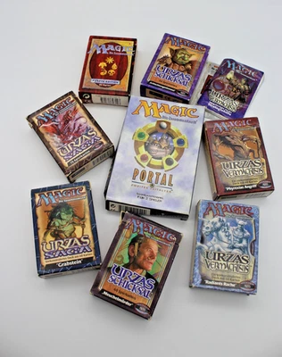 Magic The Gathering Vintage Themendeck Boxen mit Anleitungen Sammlung 9stk. - Bild 1 von 4