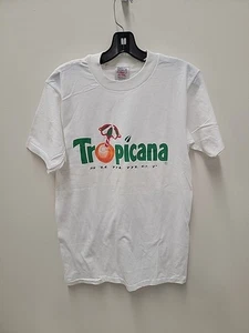 Vintage 90s Tropicana Orange Juice Drink Promo T Cotton - Bild 1 von 8