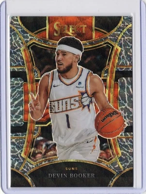 2023-24 Select #343 Devin Booker MEZANINO Estampa de Elefante PRIZM SP Phoenix Suns - Imagem 1 de 2