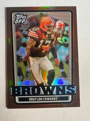 2007 Topps Draft Picks and Prospects (DPP) - Braylon Edwards #84 Chrome... - Image 1 of 2