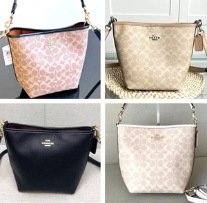COACH CT800 City Bucket Bag In Signature Canvas  5 Colors Outlet Products - Picture 1 of 42