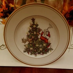 Fitz & Floyd St. Nicholas Muster Salatteller - Bild 1 von 6