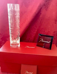 MIB FLAWLESS Stunning BACCARAT France EQUINOXE EQUINOX Crystal FLOWER BUD VASE - Picture 1 of 9