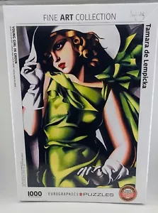 Sealed Eurographics Puzzle Young Girl in Green by Tamara de Lempicka 1000 Piece - Picture 1 of 5