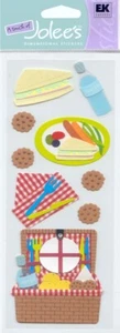 Vintage Touch of Jolee's PICNIC Food Theme 3-D Stickers 64494 FAST FREE ship! - Picture 1 of 1