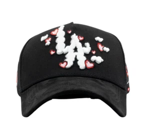 31 HATS BLACK LA LOVE CLOUDS VALENTINES SNAPBACK HAT 31VALENTINES - Picture 1 of 6