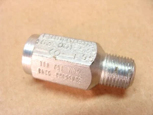 NEW LUBRIQUIP 463 001 535 1/8 NPT check valve MANY AVAILABLE - Picture 1 of 5