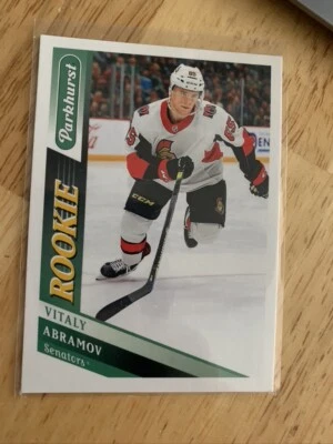 2019-2020 Parkhurst Hockey Vitaly Abramov Rookie - Image 1 of 2