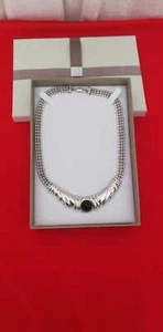COLLANA - DONNA - ARGENTO 925 CON OPALE NERO - Foto 1 di 12