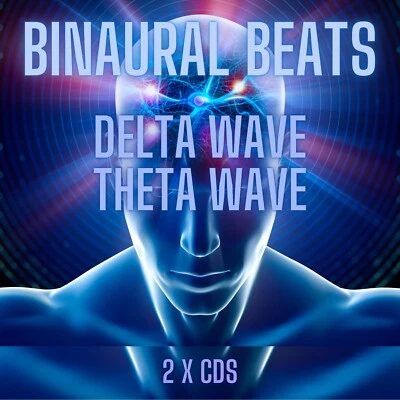 2 x Binaural Beats CDs - Theta Wave, Delta Wave for Relaxation, Anxiety, Masking - Image 1 of 4
