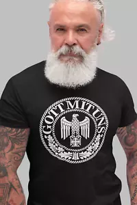 Herren T-Shirt Deutschland Reichsadler Gott mit uns Wehrmacht Eise Germany - Bild 1 von 15