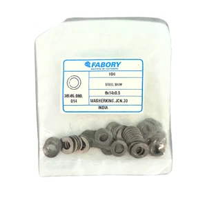 FABORY Steel Shim Rings 38585.080.014 8 X 14MM WASHERKING.JCN.30 - 100 Pack - Picture 1 of 1