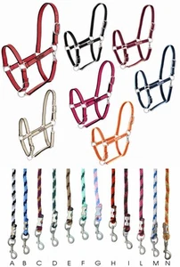 Tattini Bicolor Halter with Lead Rope - Picture 1 of 1