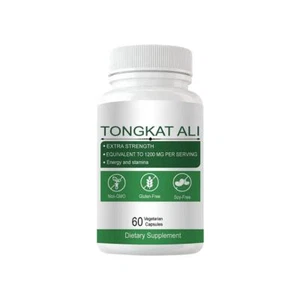 NUEVO 1200mg TongkatAli Extracto Fuerte Natural Testosterona Booster 60 Cápsulas☄ - Imagen 1 de 8