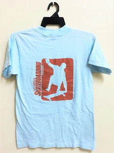 VINTAGE 80's TRANSWORLD MAGAZINE TWS SKATEBOARD T-SHIRT THRASHER POWELL PERALTA - Picture 1 of 4