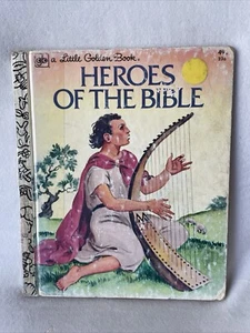 1980 Little Golden Book Heroes Of The Bible - Picture 1 of 5