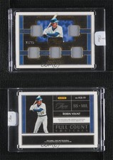 2023 Panini Three and Two Full Count Swatches Gold /25 Robin Yount #FCS-TY HOF