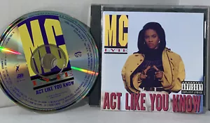 MC Lyte “Act Like You Know” CD 1991 First Priority Music / VG Explicit Lyrics - Picture 1 of 4