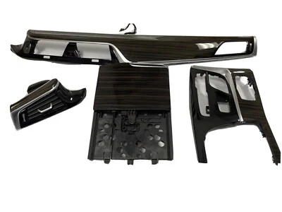 BMW 740i G11 G12 2017 marrón oscuro 5 piezas interior madera moldura kit 16-19 750i 760i  Foto 1 de 4
