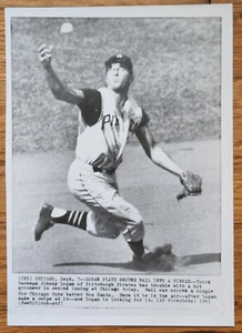Johnny Logan Pittsburgh Pirates 3rd Basemen 1961 foto de prensa béisbol - Imagen 1 de 1