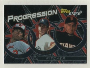 2001 Topps Stars Progression Insert #6 Jim Palmer Kevin Brown Kurt Ainsworth - Picture 1 of 1