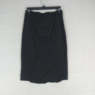 Body By Victoria Y2K 铅笔裙女式 0 黑色系带性感商务时尚 — 第 1/4 张图片