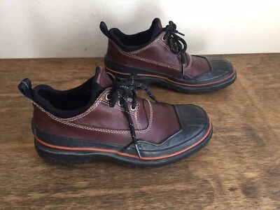 Clarks Botas de Pato de Goma Marrón Cuero Negro Muckers Para Mujer 6 Foto 1 de 4