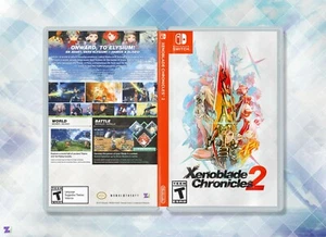 Cover art di Xenoblade Chronicles 2: arte personalizzata, inserto e custodia, Nintendo Switch - Foto 1 di 3