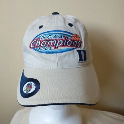 Gorra NCAA Champions Final Four 2001 Minneapolis bordada con tirantes blanca Foto 1 de 4