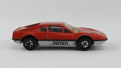 Винтажный спичечный коробок автомобиля 1981 #70 красный FERRARI 308 GTB - Изображение 1 из 4