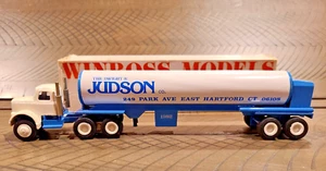 Winross Judson Diecast Truck 1:64 Scale White 9000 Tractor Trailer Tanker Semi - Picture 1 of 6