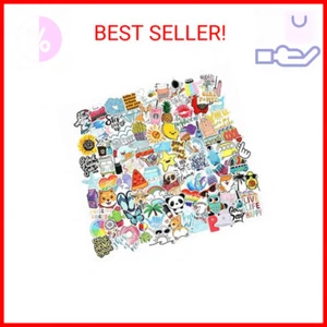 100pcs Stickers for Water Bottles Adults Teens Kids, Cute Aesthetic Vinyl Laptop - Picture 1 of 2