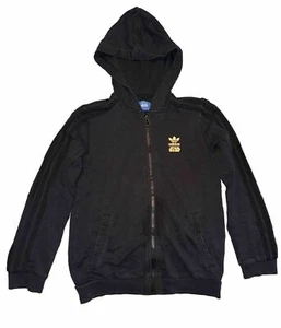 Adidas Originals x Star Wars Death Star Black Full Zip Hoodie Youth Small 9-10 - Picture 1 of 8