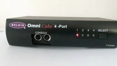 Belkin OmniCube F1DO94 - 4 Port KVM Switch No Adapter - Image 1 of 4