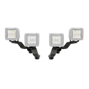 Go Rhino for 18-20 Jeep Wrangler JL/JLU/Gladiator JT Light Mount - Two 3in Cubes - Picture 1 of 2