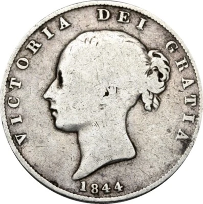 1844 - 1901 VICTROIA SILVER HALF CROWN CHOICE OF YEAR / DATE - Image 1 of 4
