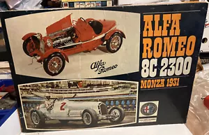 POCHER Torino K71 Alfa Romeo 8C 2300 Monza 1931 1/8 Scale Model Kit Da Recupero - Foto 1 di 18