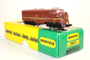 Minitrix 2947, Diesellok F9 ✅ Pennsylvania Railroad 510, Spur N in OVP. Geprüft! - Bild 1 von 11