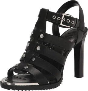 Sandalias de tacón DKNY para mujer Bria con tiras, negras, 11M - Imagen 1 de 7