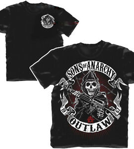 T-shirt adulte sous licence officielle Sons of Anarchy Outlaw Reaper