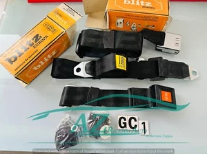 Set cinture di sicurezza senza arrotolatore per vettura d'epoca - Picture 1 of 1