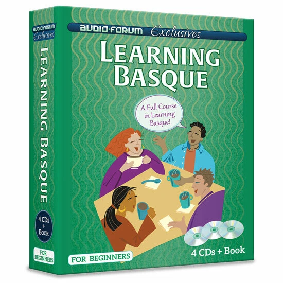 Learning Basque (4 CDs/Book) by Audio Forum - *NEW in BOX* - Image 1 of 2
