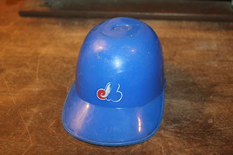 Vintage 1970-80's Montreal Expos Plastic Ice Cream Batting Helmet Cover